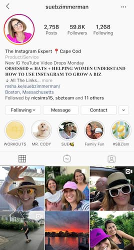 Sue B Zimmerman's Instagram feed
